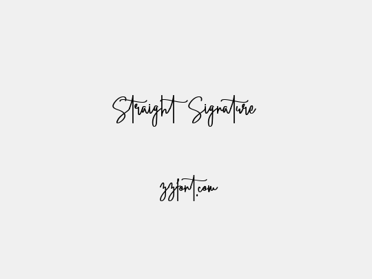 Straight Signature