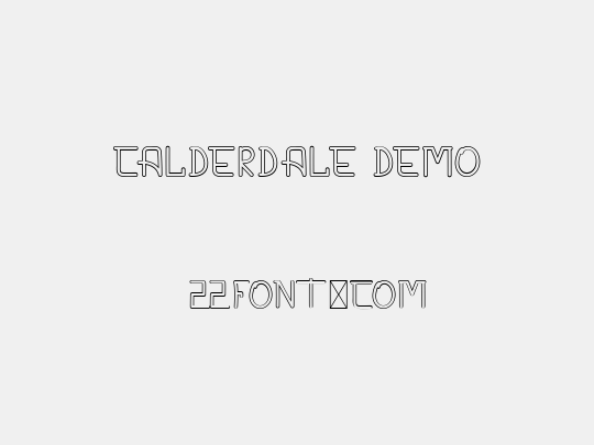 CALDERDALE DEMO