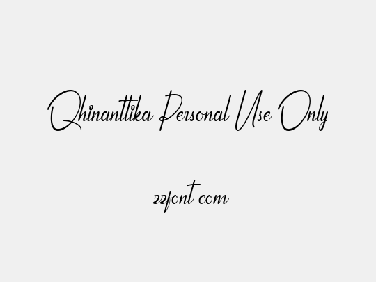 Qhinanttika Personal Use Only
