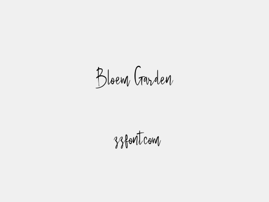 Bloem Garden