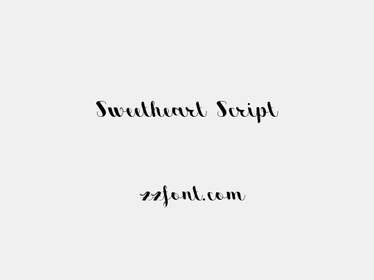 Sweetheart Script