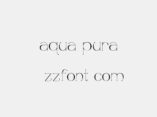 aqua pura