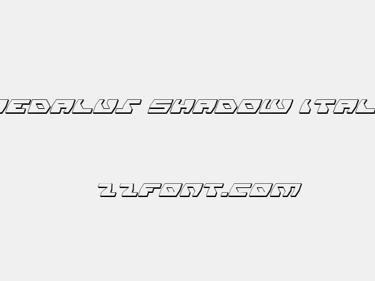 Daedalus Shadow Italic
