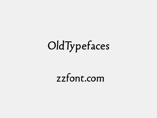 OldTypefaces