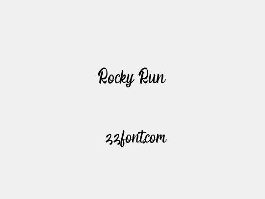 Rocky Run