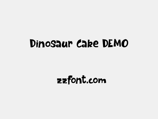 Dinosaur Cake DEMO