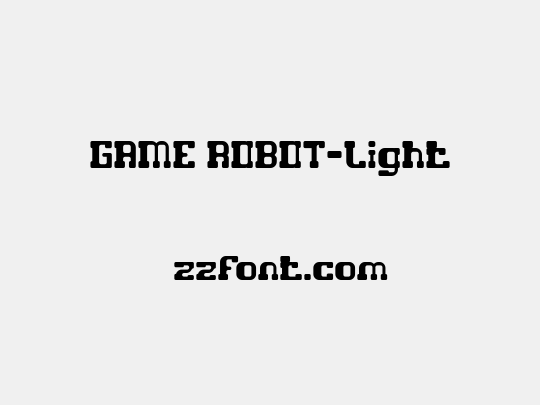 GAME ROBOT-Light