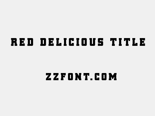 Red Delicious Title