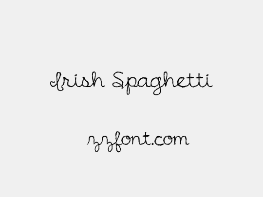 Irish Spaghetti