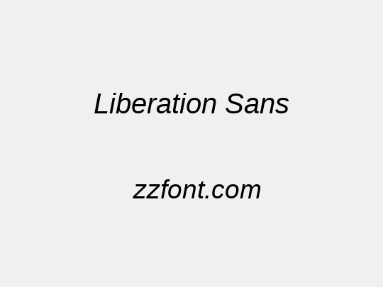Liberation Sans