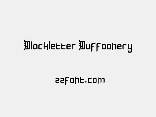 Blackletter Buffoonery
