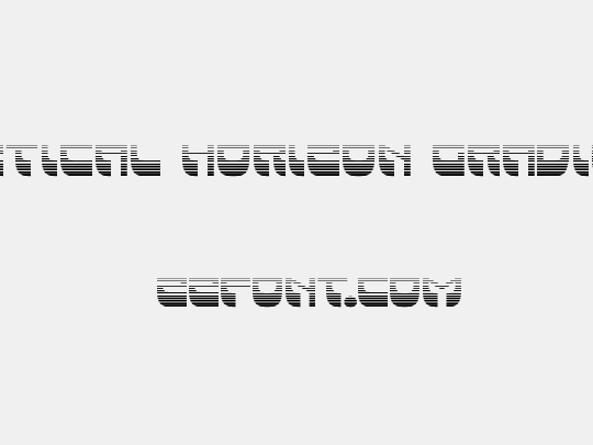 Vertical Horizon Gradient