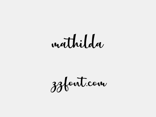 mathilda