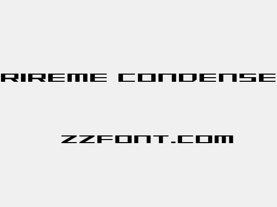 Trireme Condensed