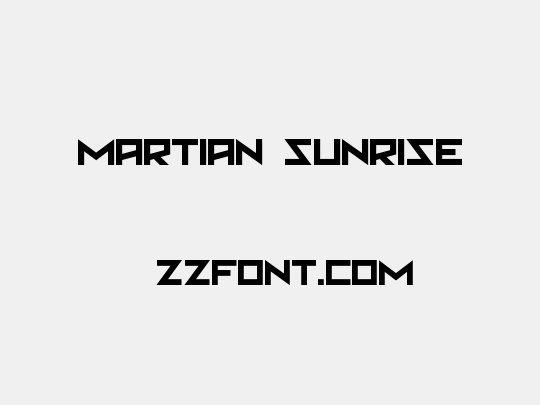 Martian Sunrise