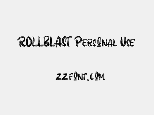 ROLLBLAST Personal Use