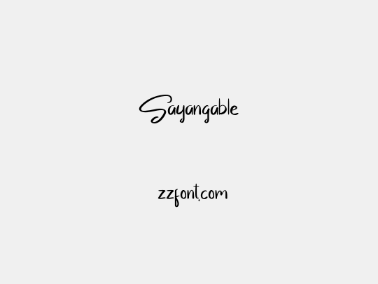 Sayangable