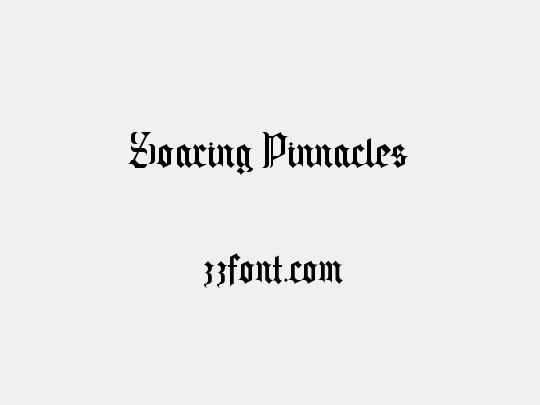 Soaring Pinnacles