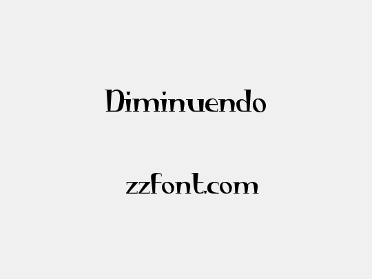 Diminuendo
