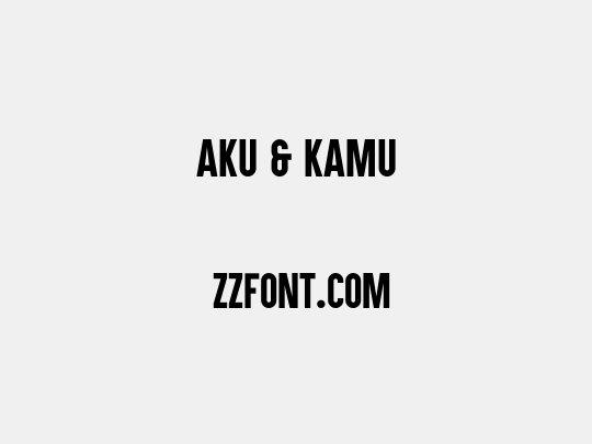 Aku & Kamu