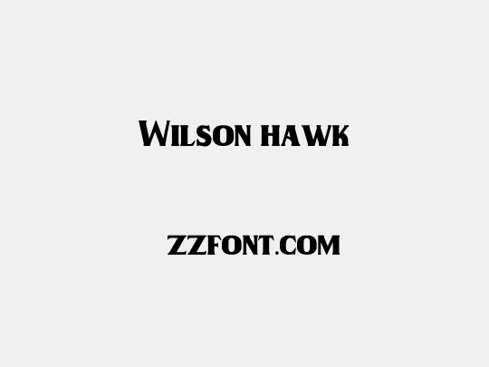 Wilson hawk