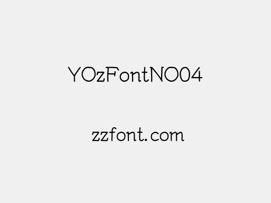 YOzFontNO04