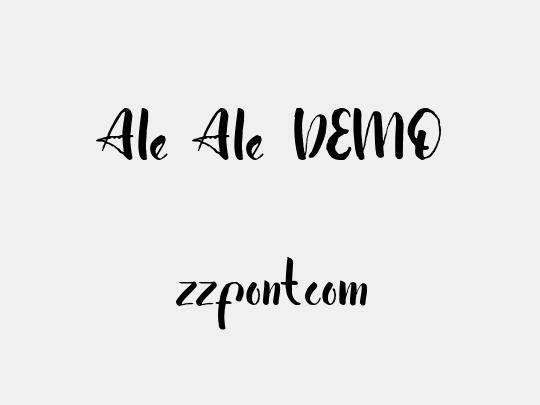 Ale Ale DEMO
