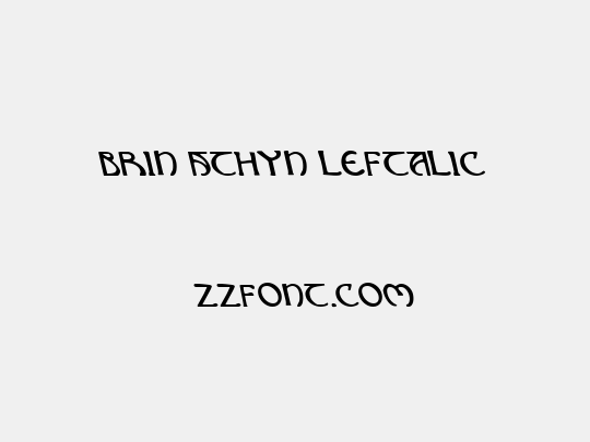 Brin Athyn Leftalic