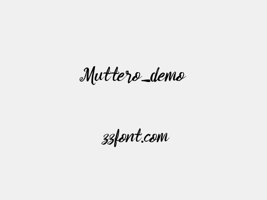 Muttero_demo