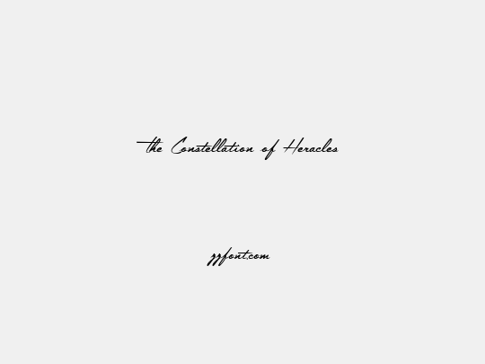 The Constellation of Heracles