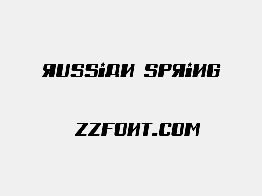 Russian Spring