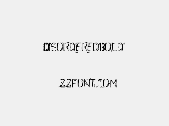 DisorderedBold