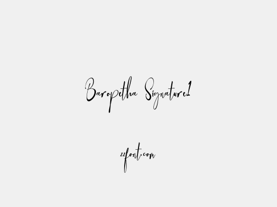Baropetha Signature1