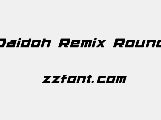 Daidoh Remix Round