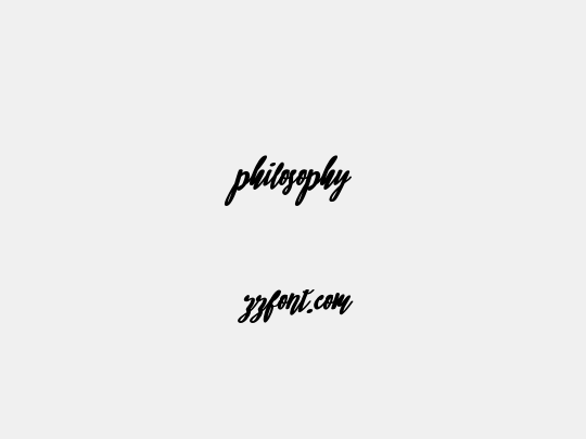 philosophy