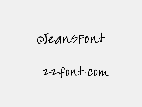 JeansFont