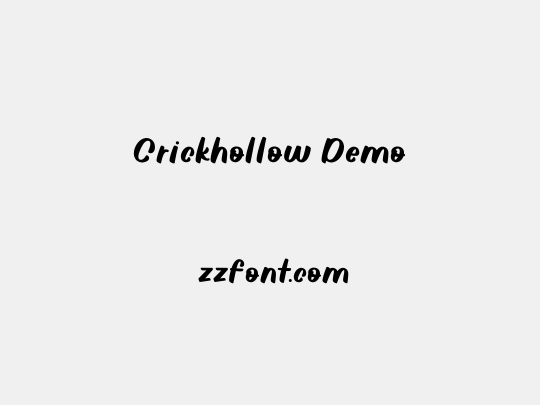 Crickhollow Demo