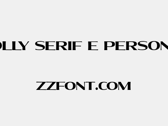 Molly Serif E PERSONAL