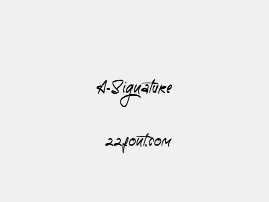 A-Signature