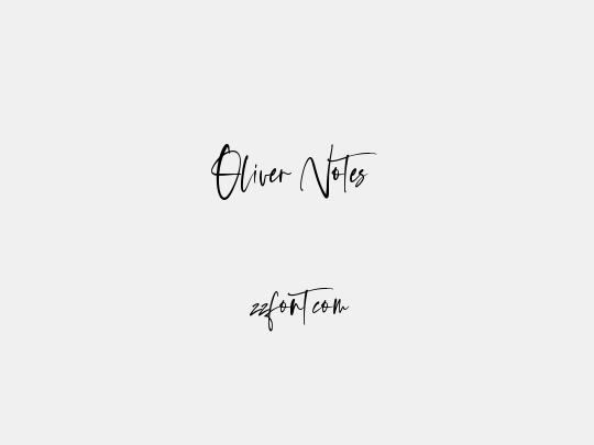 Oliver Notes