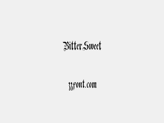 BitterSweet