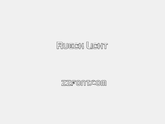 Rueck Licht
