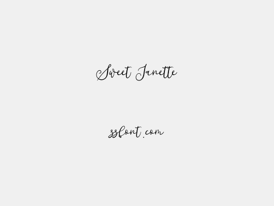 Sweet Janette