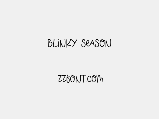 BLINKY SEASON