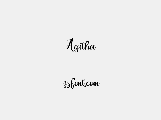 Agitha