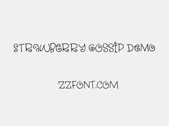 Strawberry Gossip DEMO