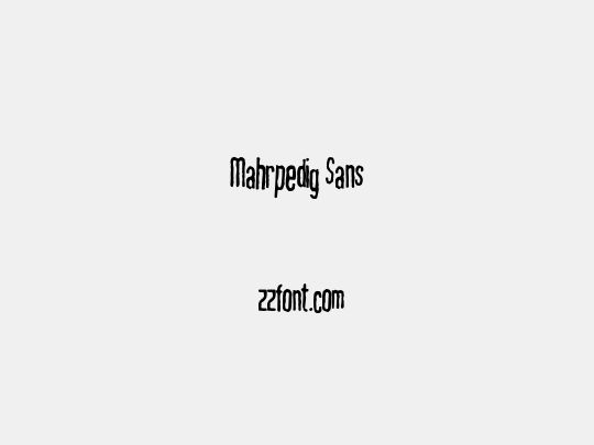 Mahrpedig Sans