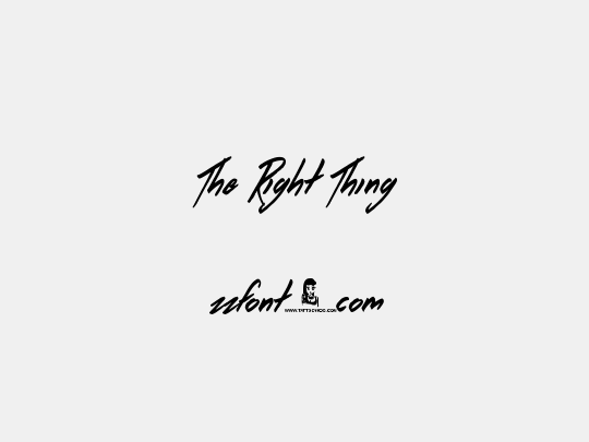 The Right Thing