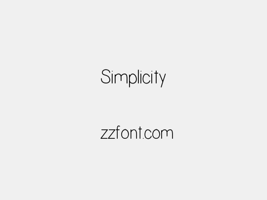 Simplicity