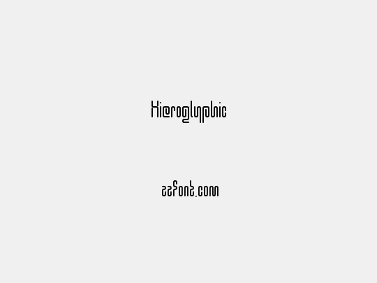 Hieroglyphic